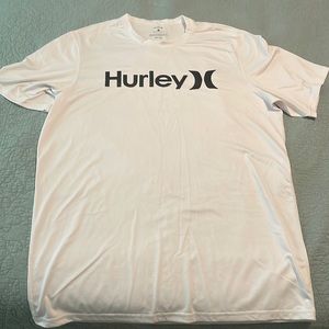 Men’s White Hurley Shirt, size: XXL, super soft and in great condition 👍